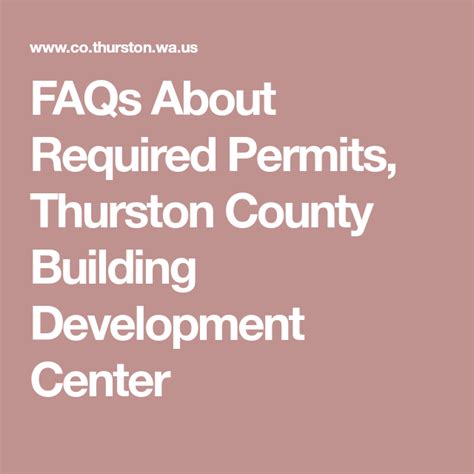 Thurston county building permit. Things To Know About Thurston county building permit. 